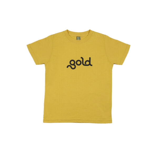 T-shirt Bambino Gialla “Logone”