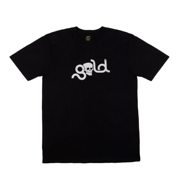 T-Shirt Nera "Logo Teschio"