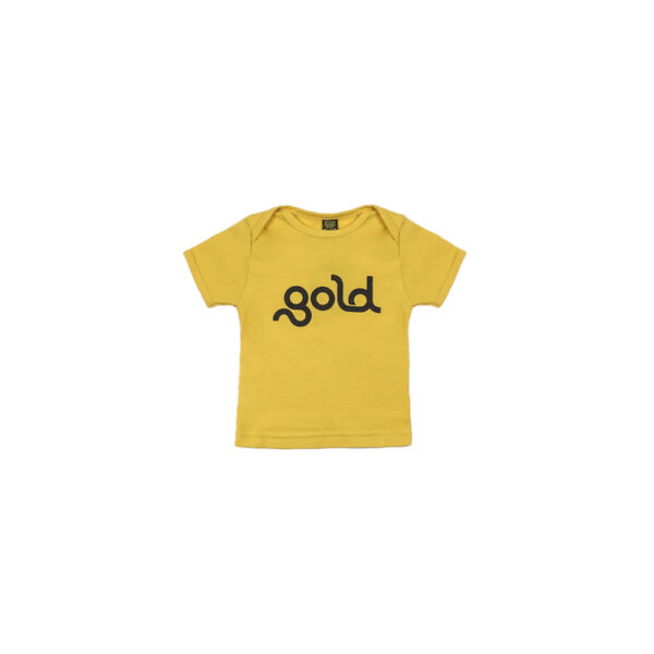 T-shirt Neonato Gialla "Logone"